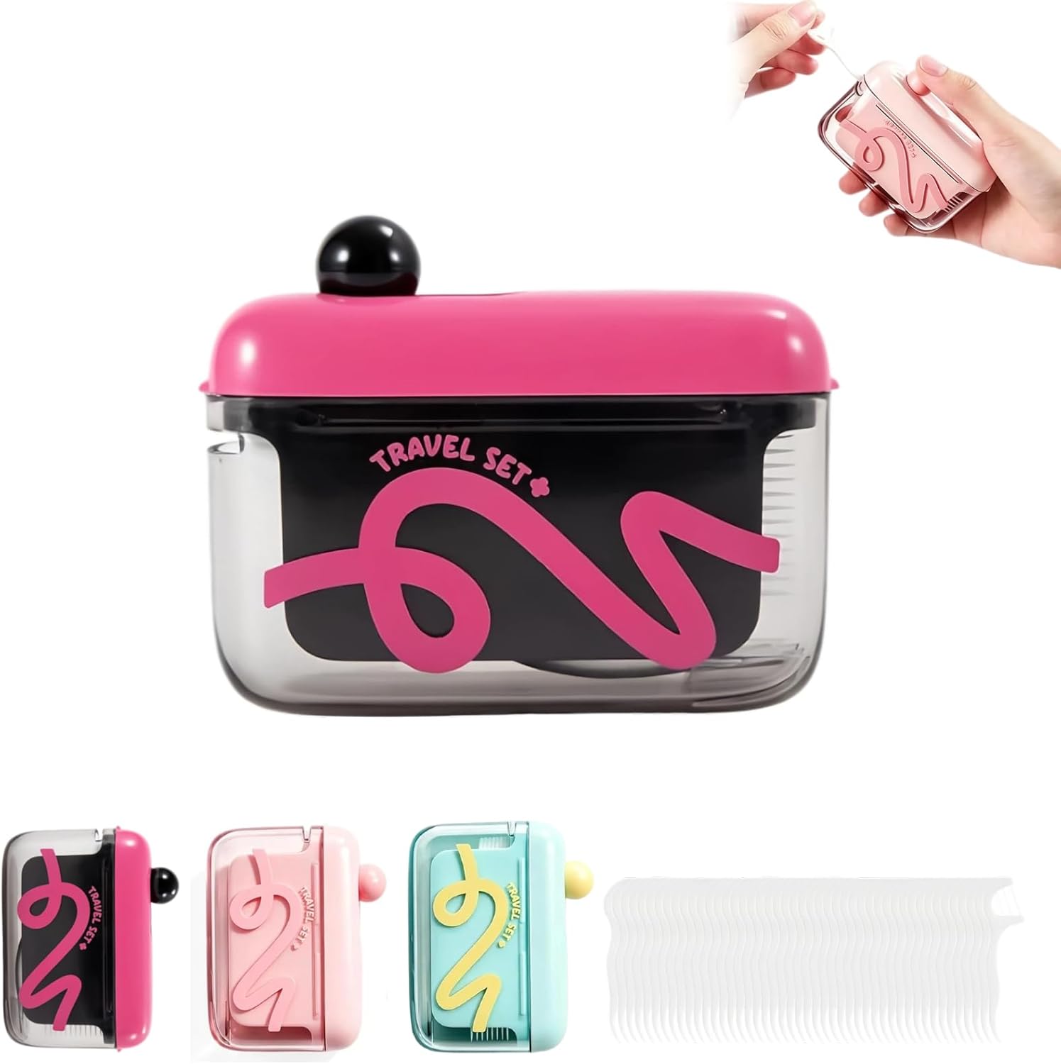 Automatic Pop-up Portable Floss Dispenser with 50 Free Pieces